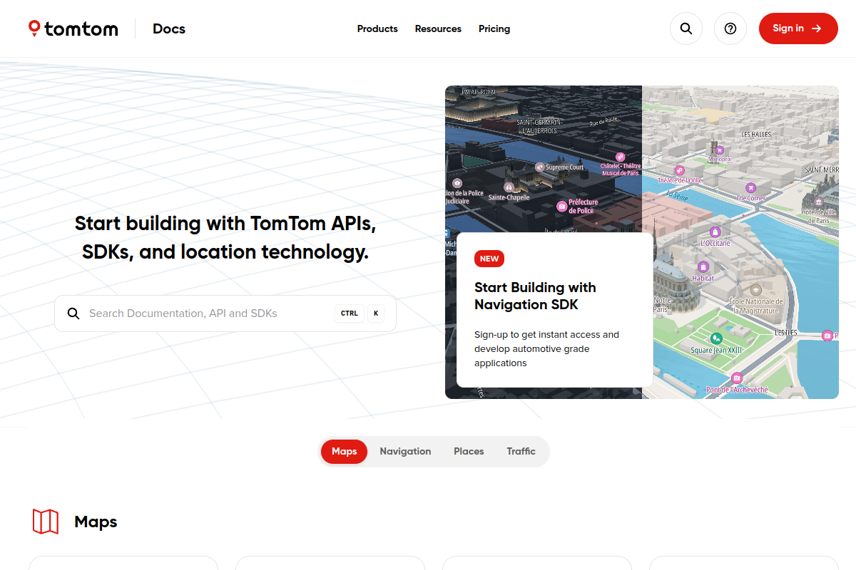 TomTom preview