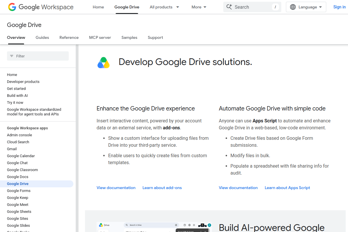 Google Drive preview