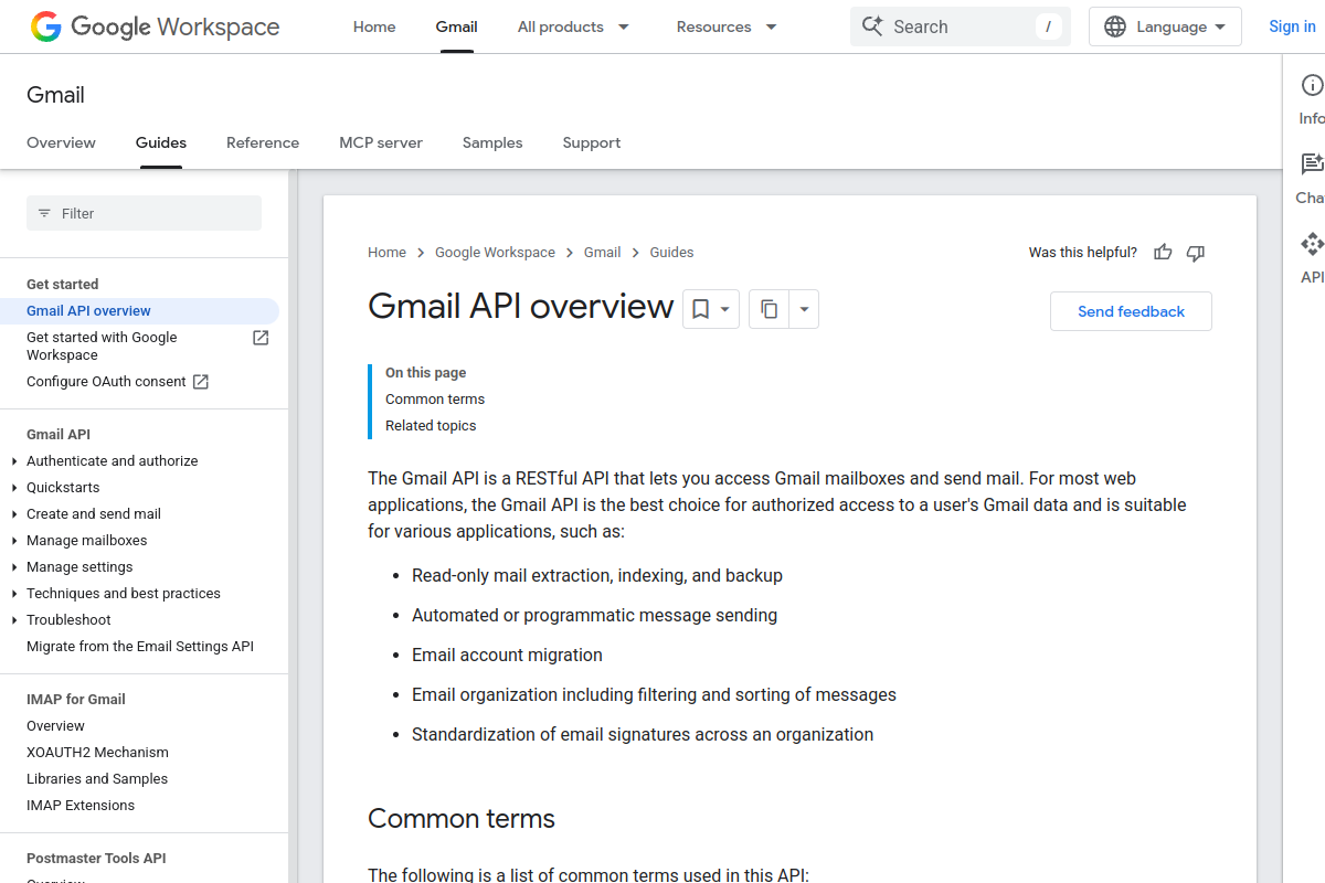 Gmail preview
