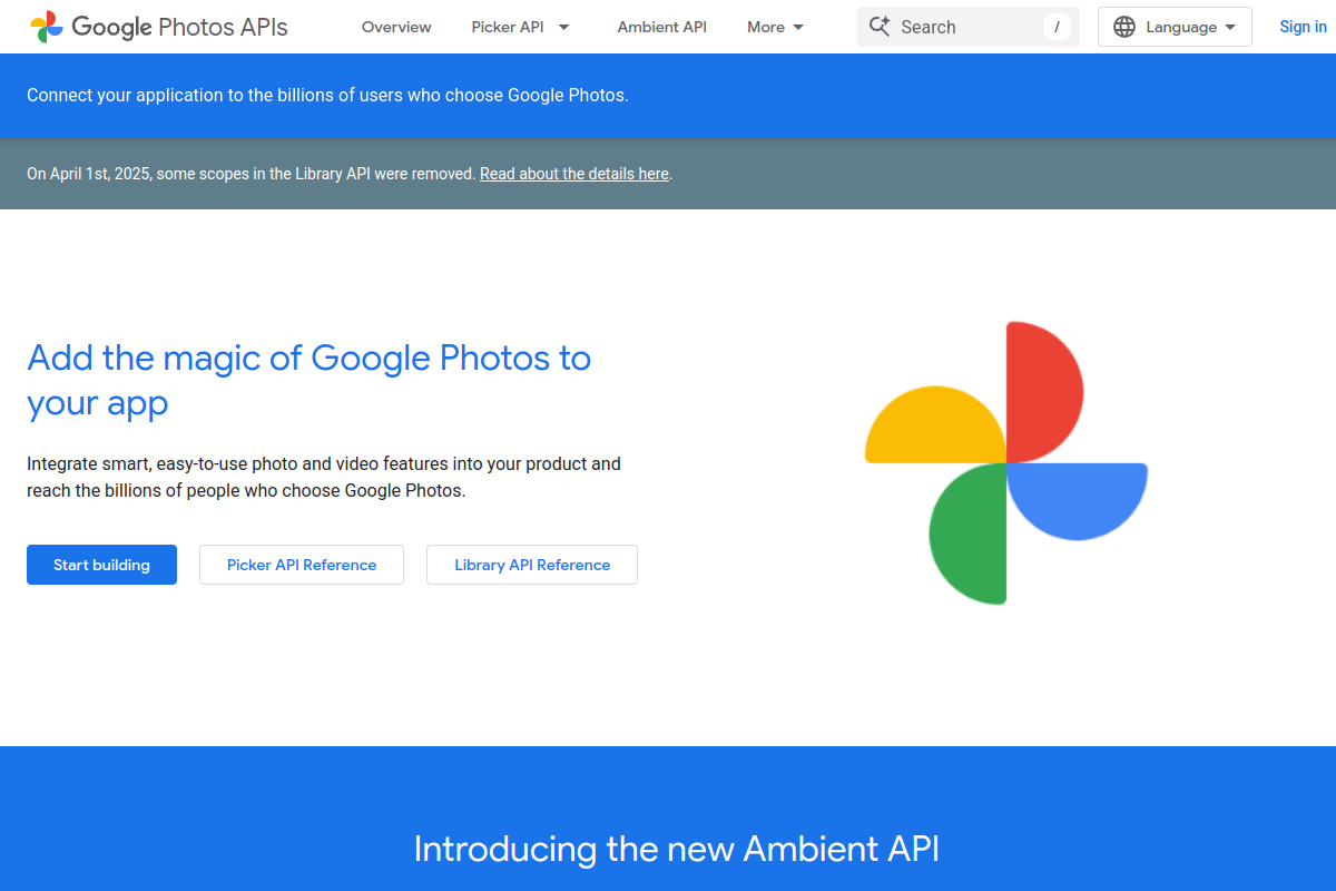 Google Photos preview