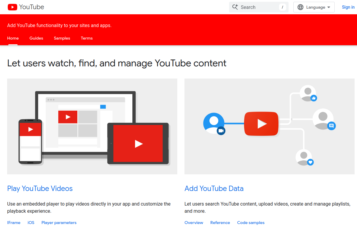 YouTube preview