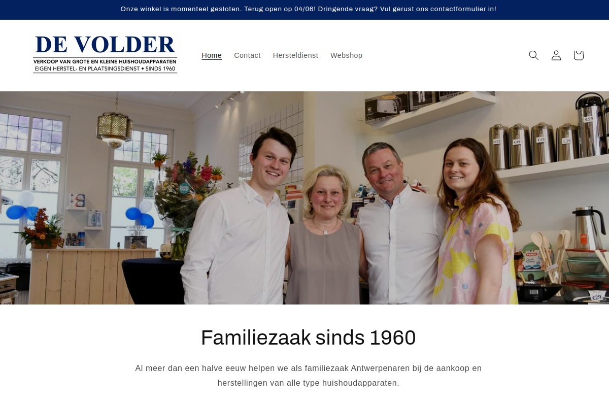 Screenshot van Elektro De Volder