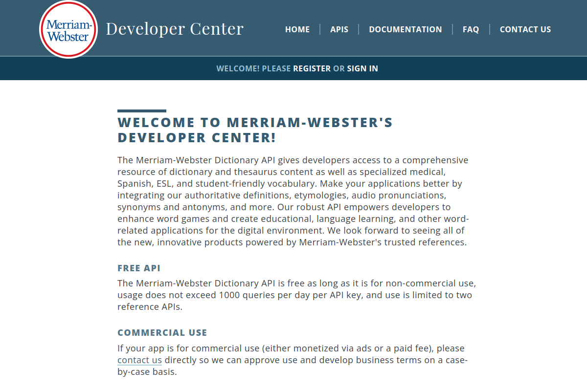 Merriam-Webster preview