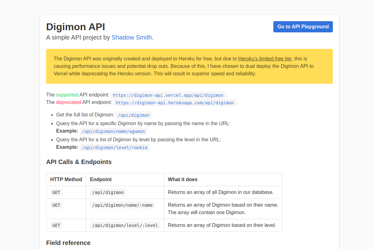 Digimon Information preview