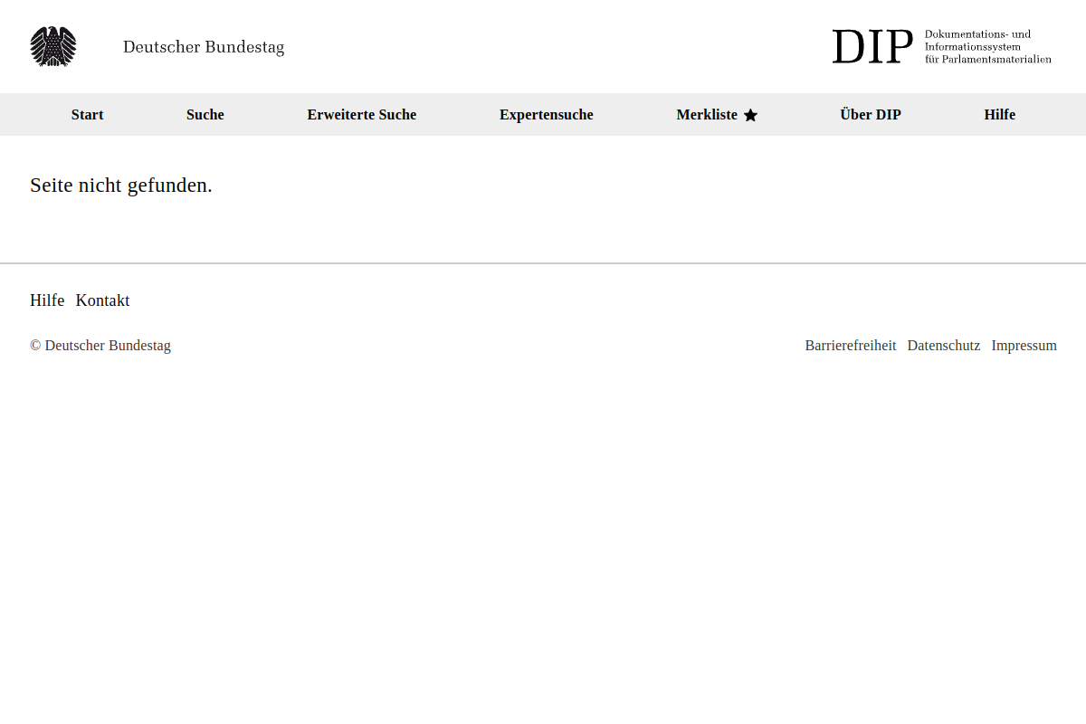Deutscher Bundestag DIP preview
