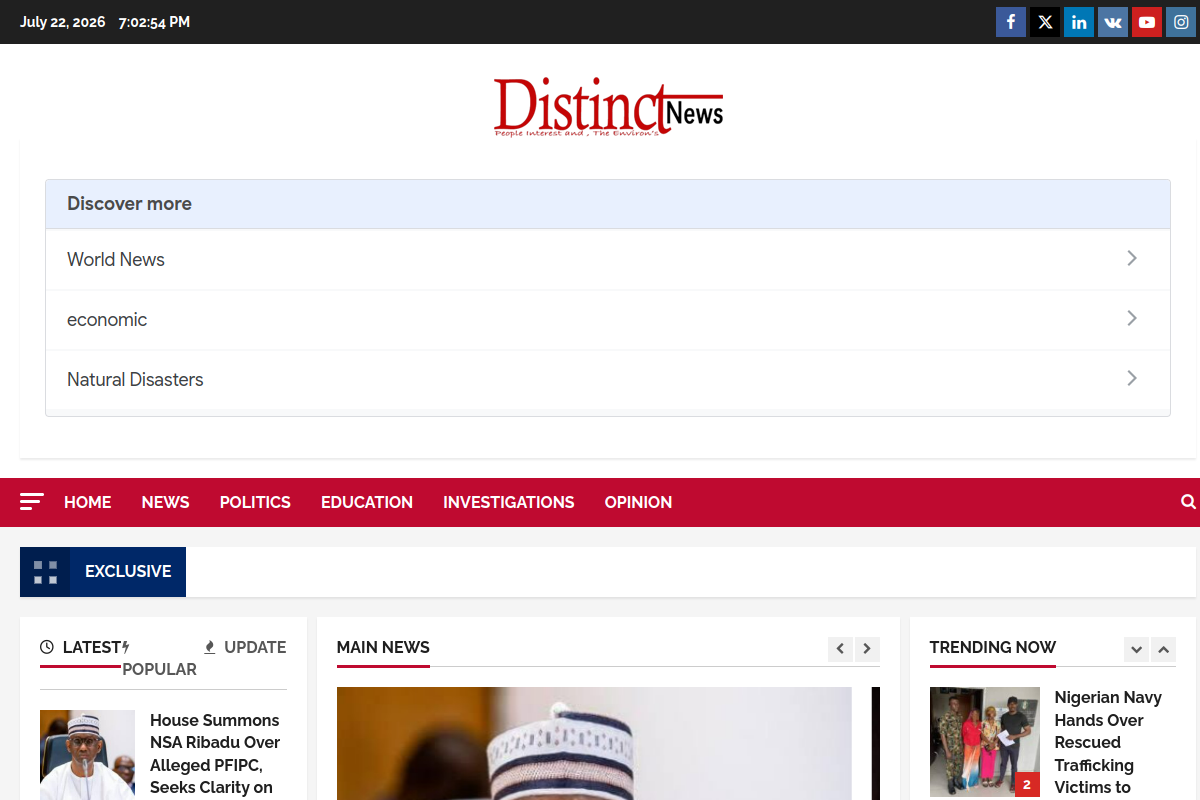 Distinct News