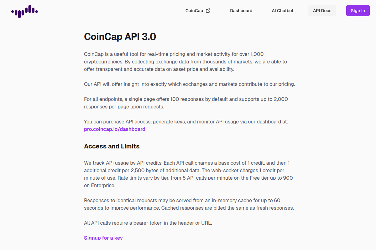 CoinCap preview