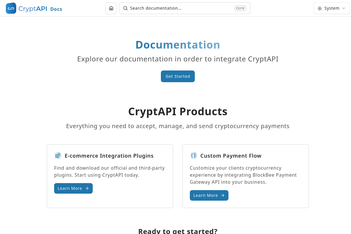 CryptAPI preview