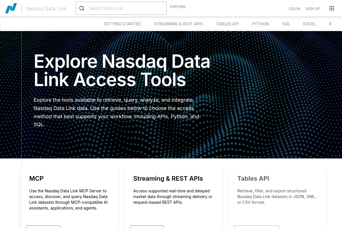 Nasdaq Data Link preview