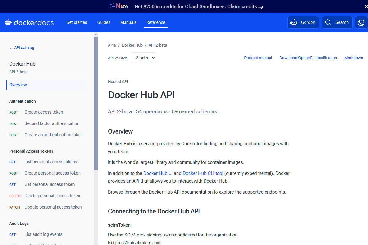 Docker Hub preview