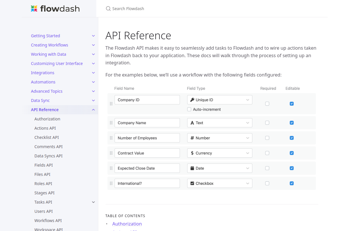 Flowdash preview