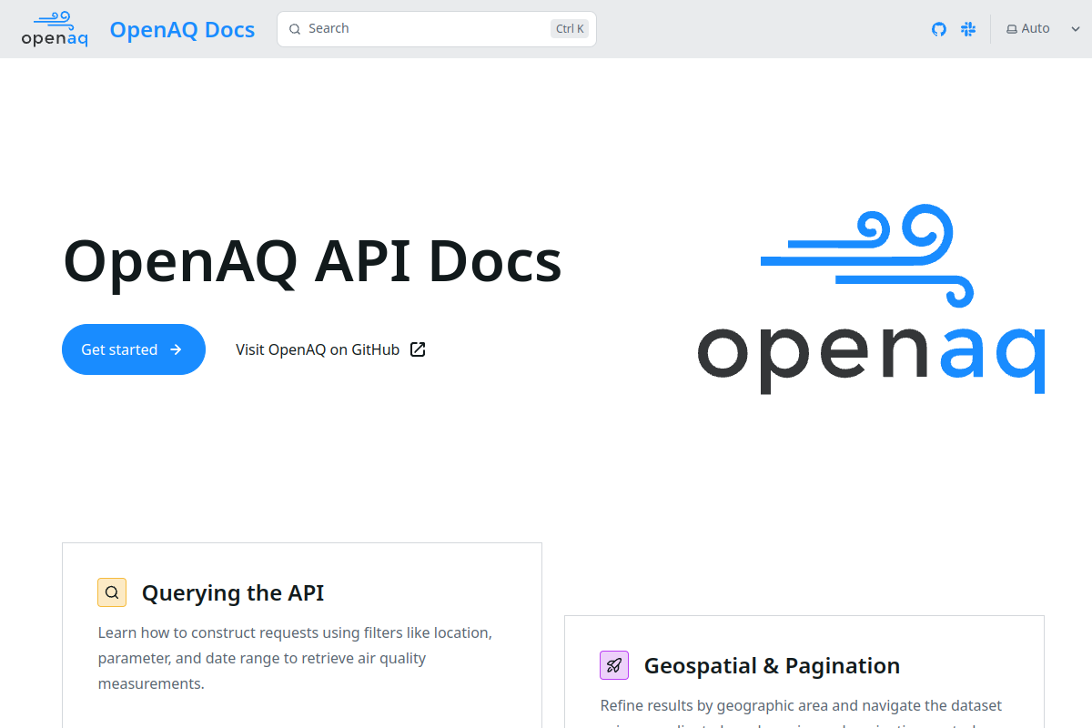 OpenAQ preview