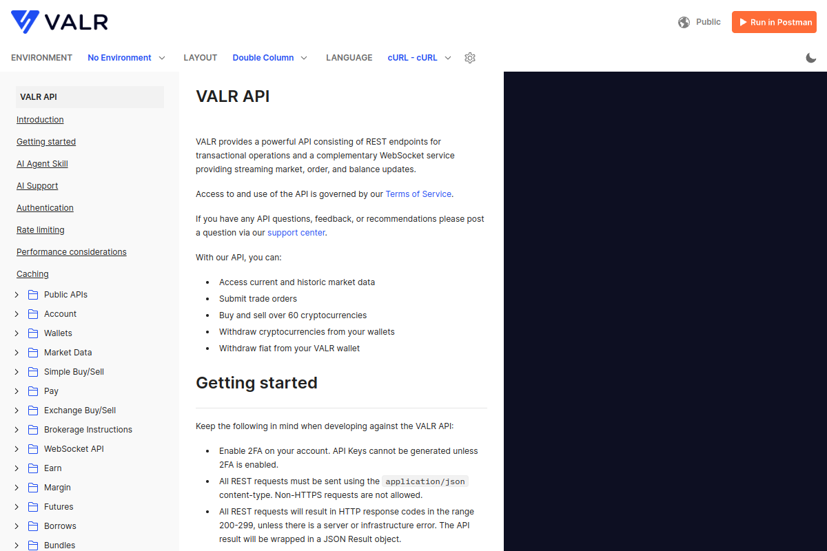 VALR preview