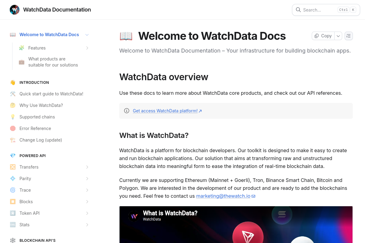 Watchdata preview