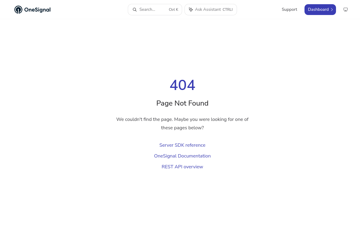 OneSignal preview
