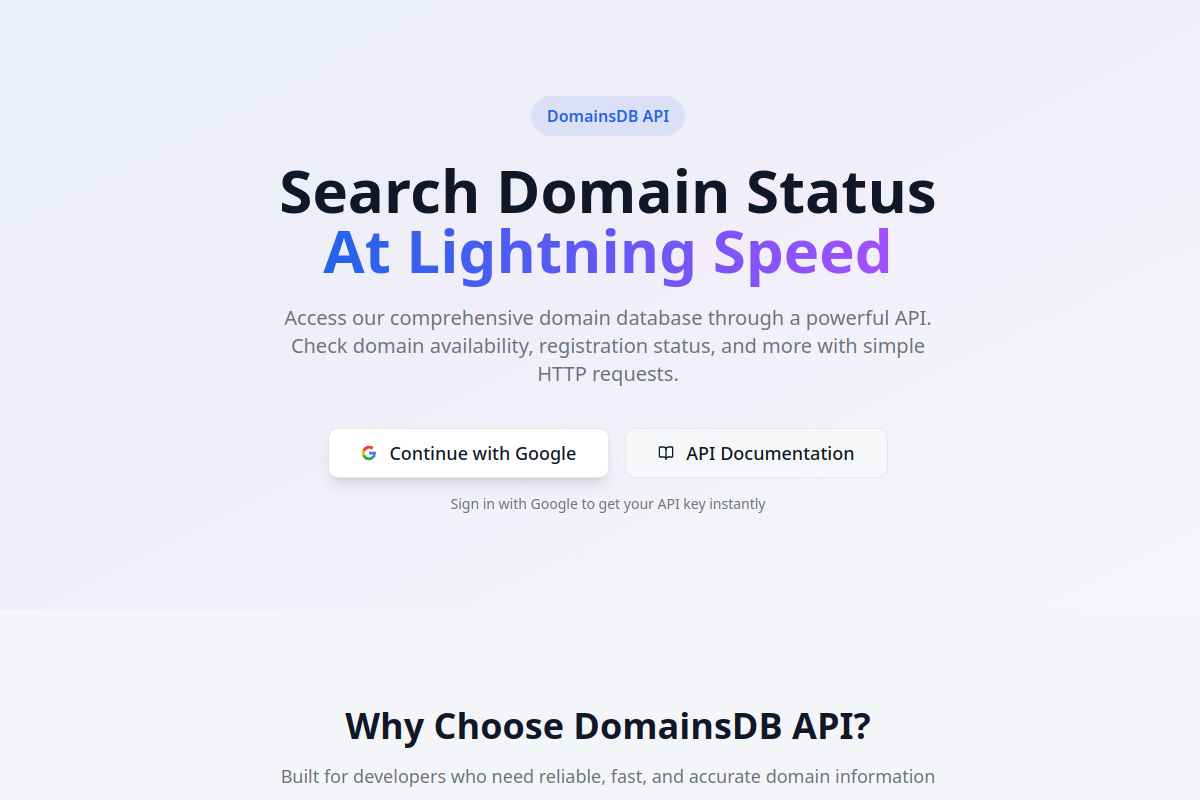 Domainsdb.info preview