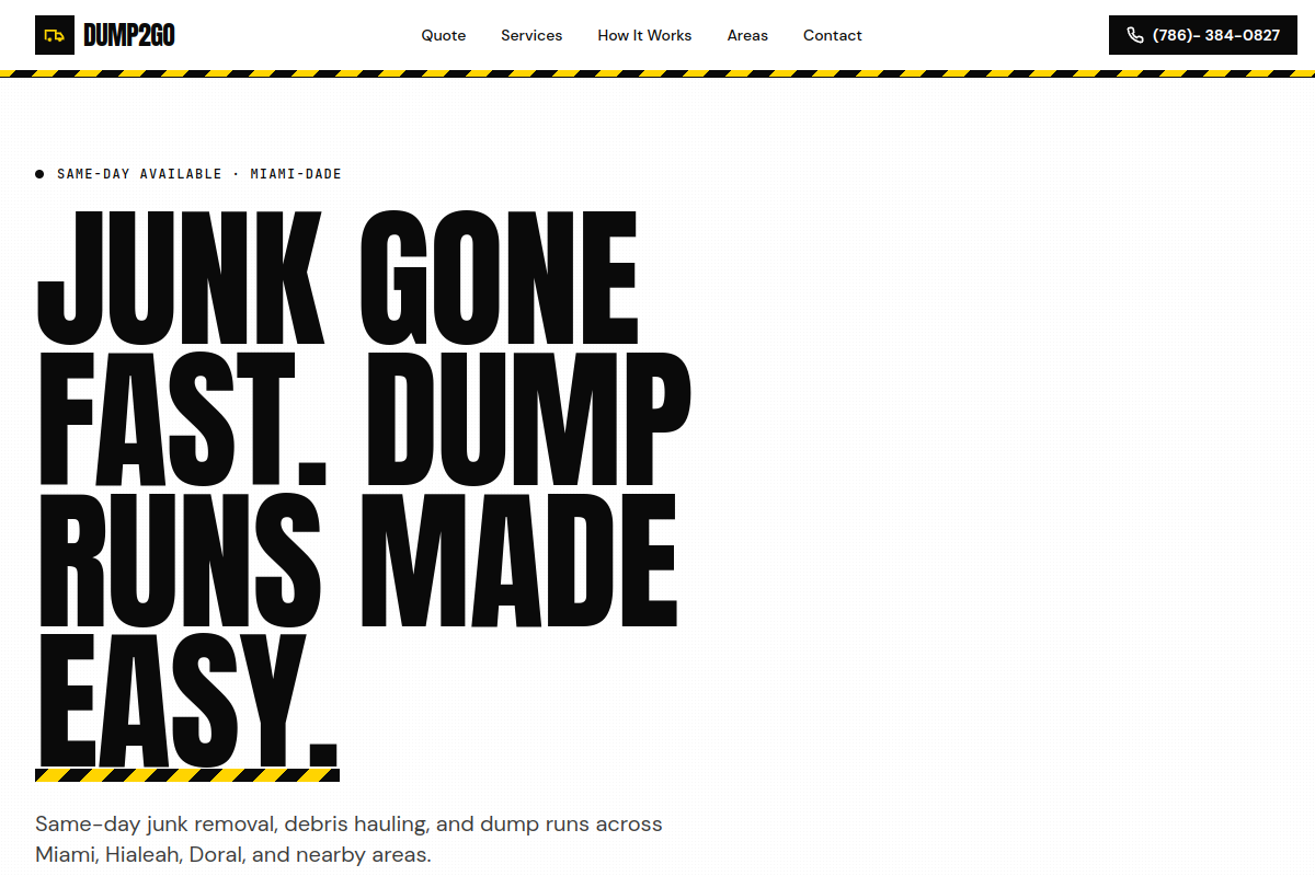 Dump2Go preview