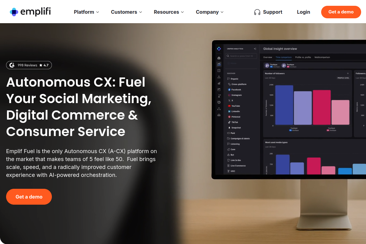 Emplifi screenshot