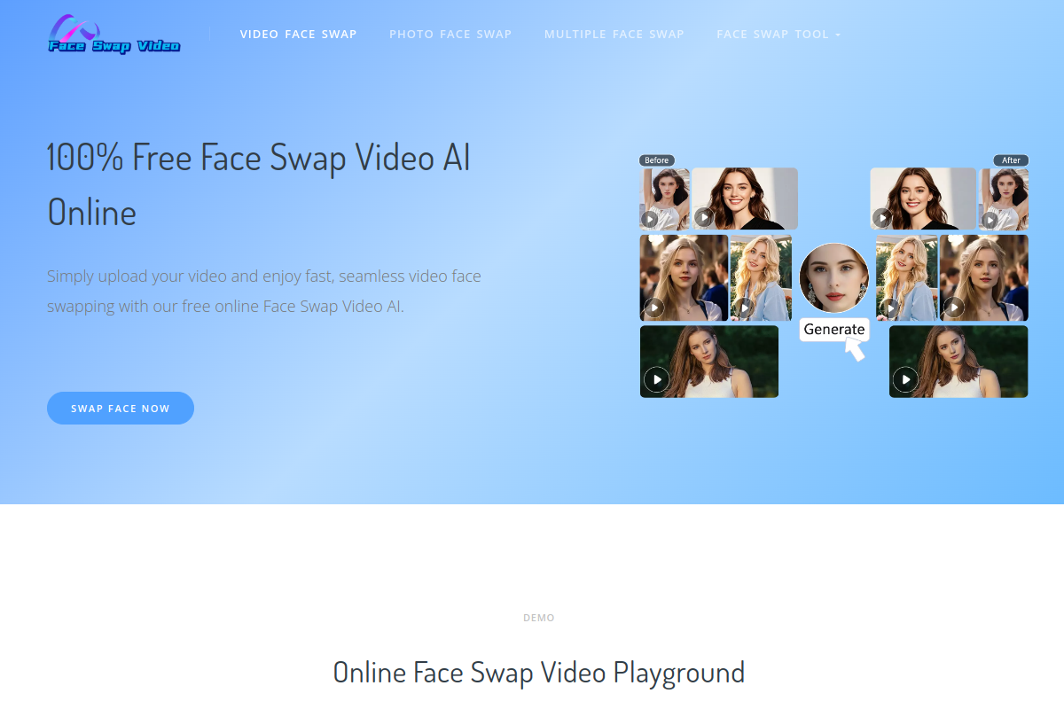 Face Swap Video AI preview