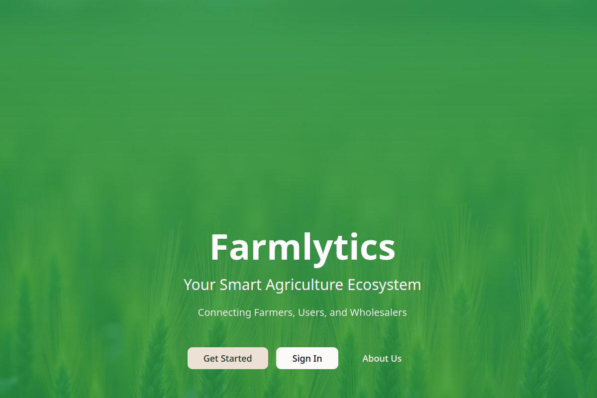 Farmlytics — live website preview