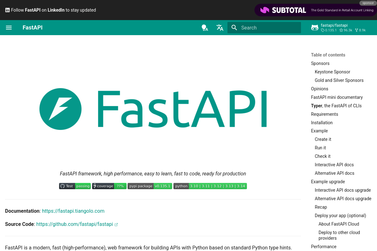 Fast API (Hypothetical) preview