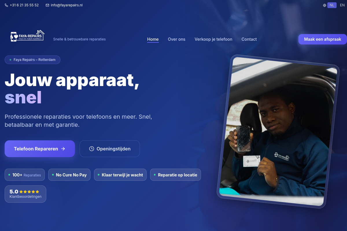 Website Faya Repairs