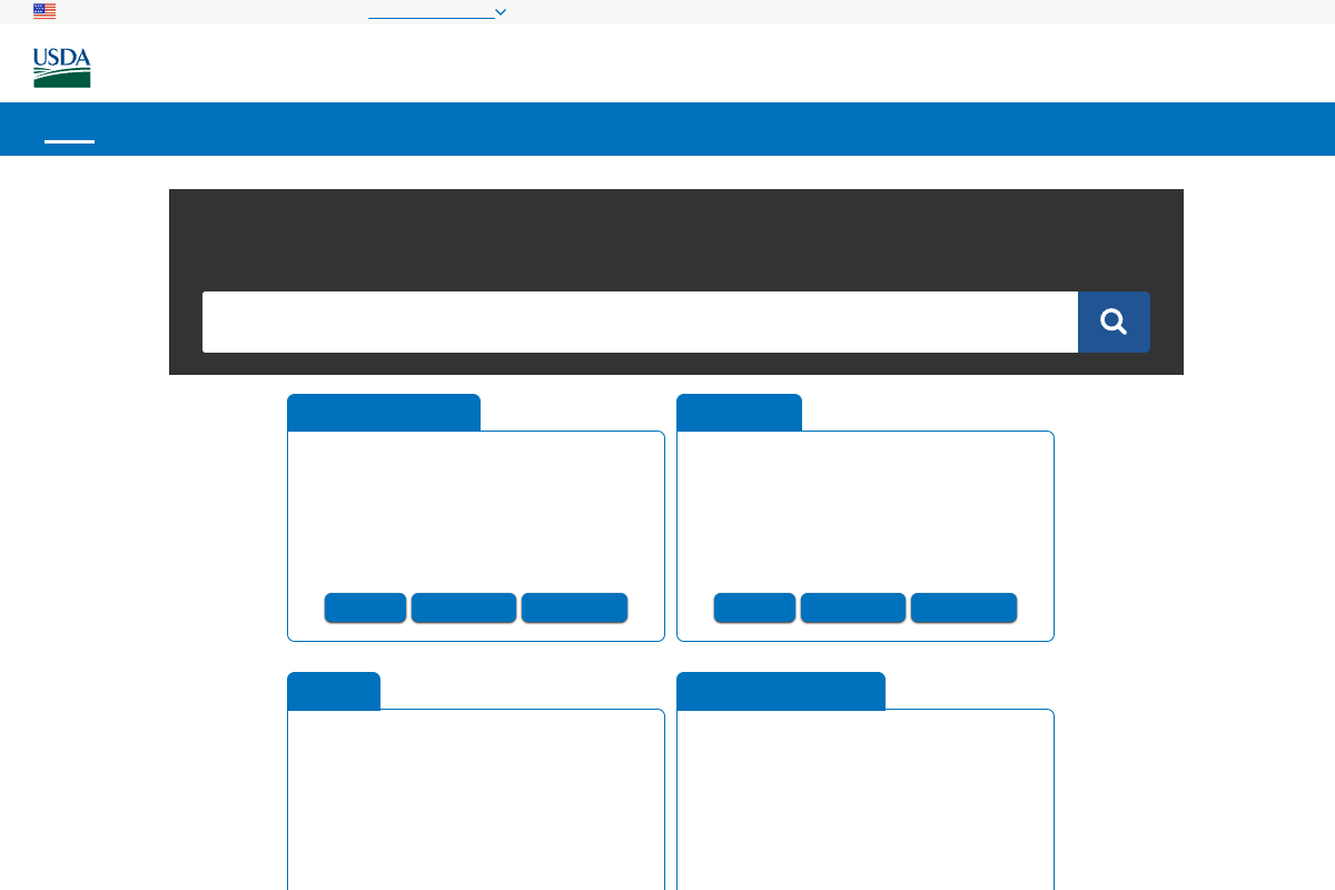FoodData Central preview