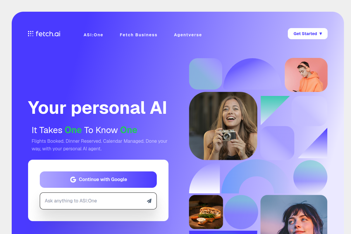 Fetch.ai / ASI website screenshot 1