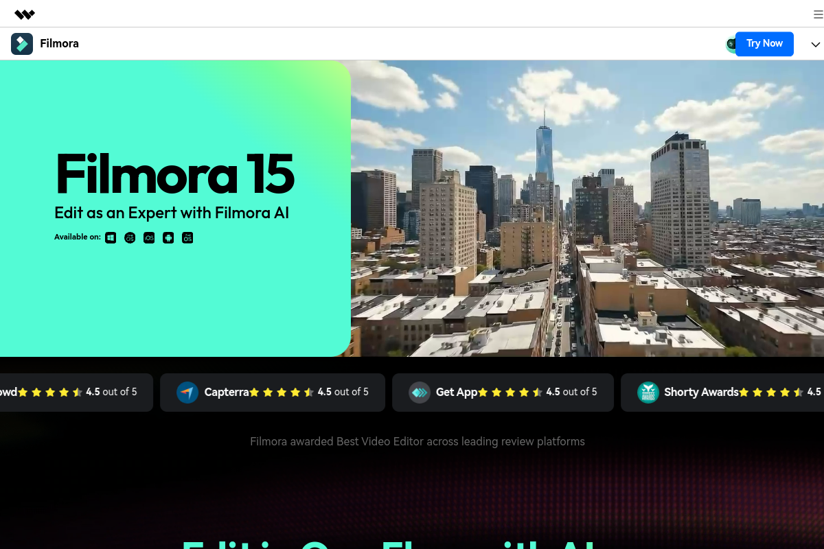Wondershare Filmora screenshot