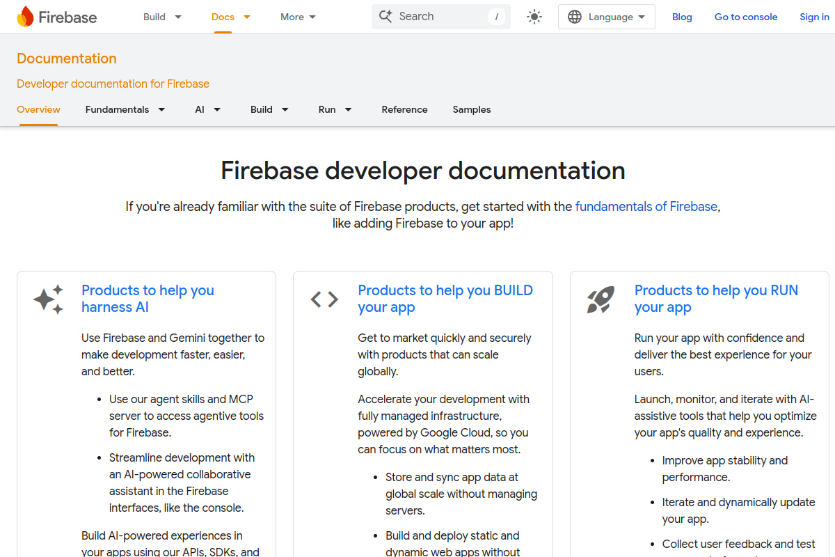 Google Firebase preview