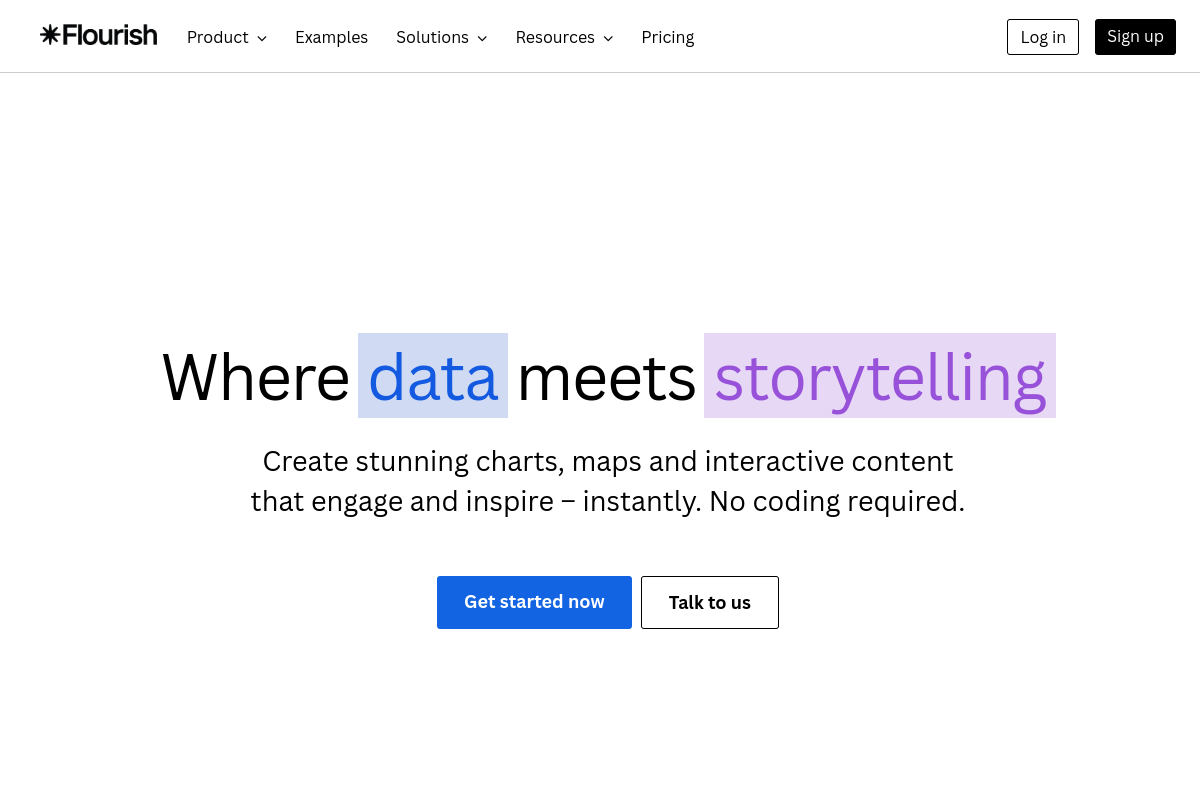 Flourish website screenshot 1