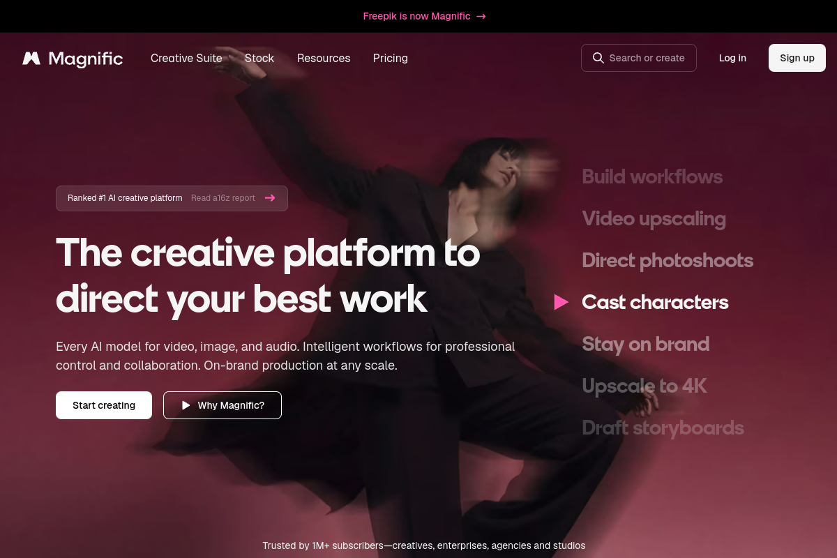 Freepik website screenshot 1