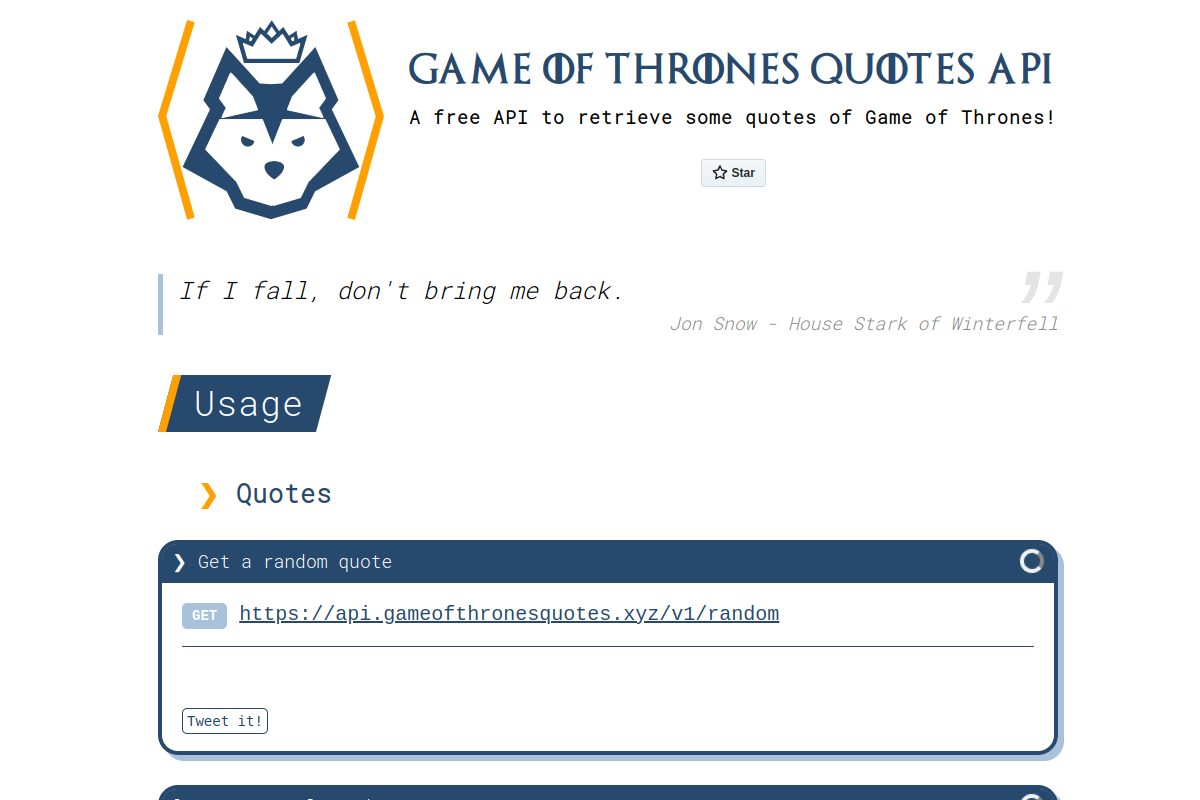 Game of Thrones Quotes preview