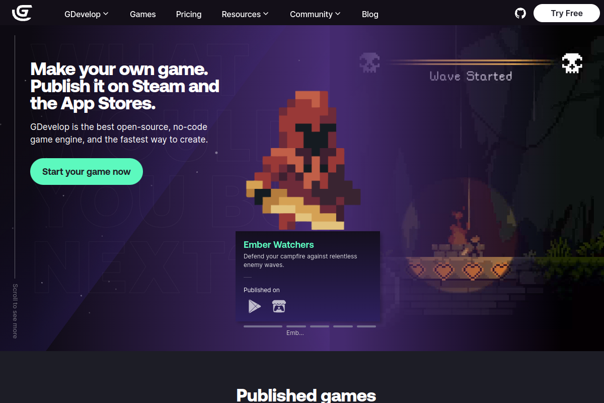 GDevelop preview