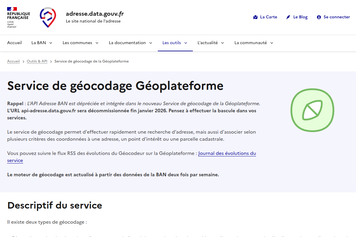 French Address Search preview