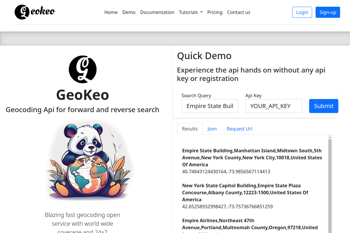 Geokeo preview