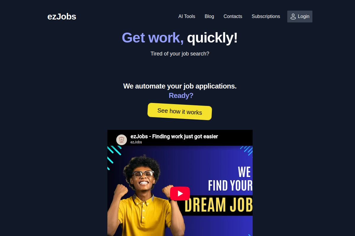 ezJobs preview