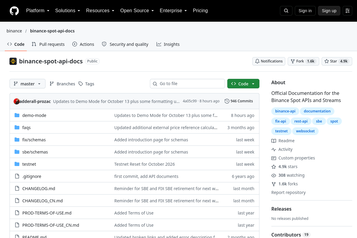 Binance preview