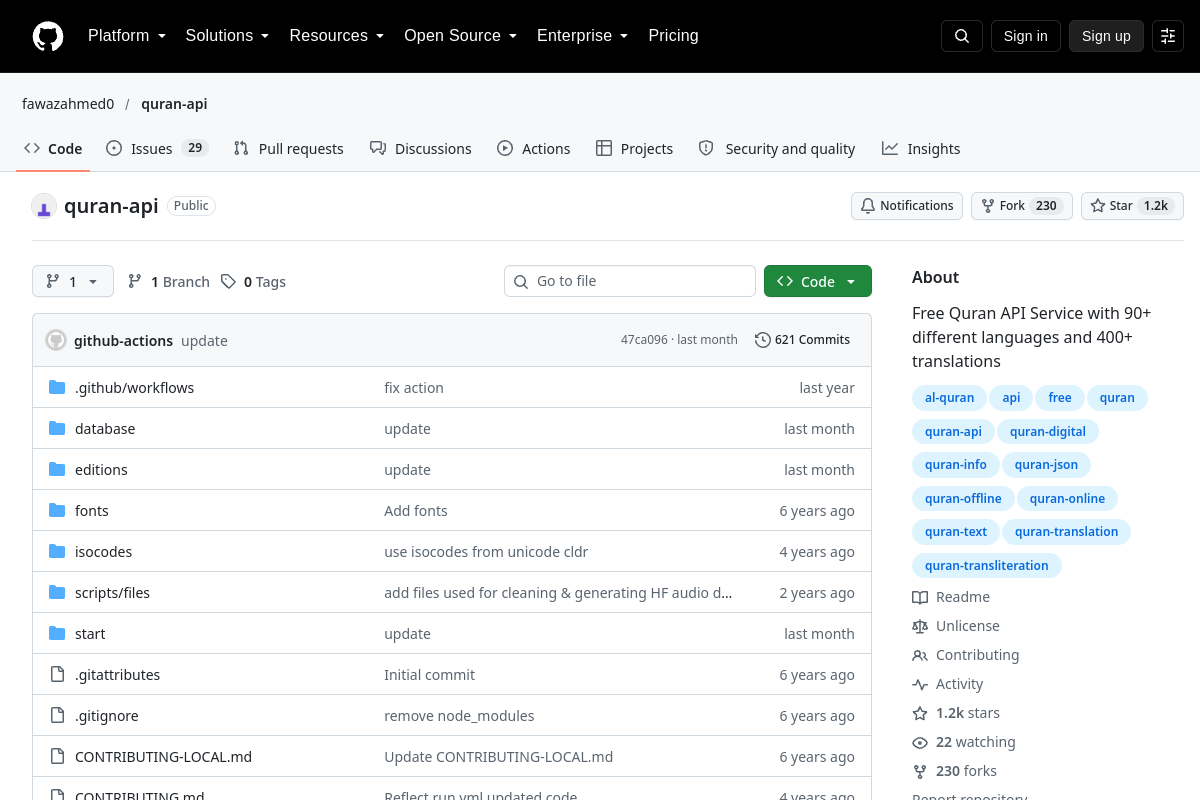 Quran-api preview