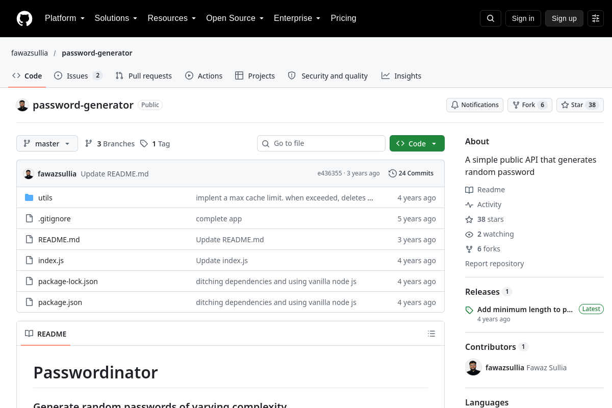 Passwordinator preview