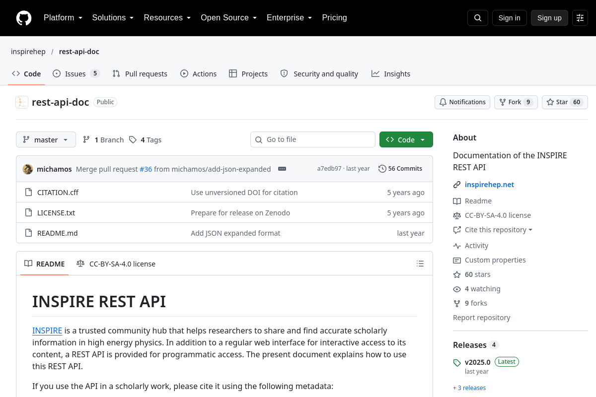 inspirehep.net preview