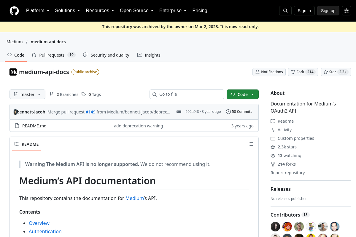 Medium preview