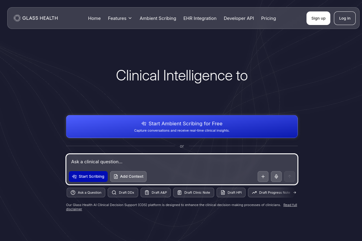 Glass Health screenshot