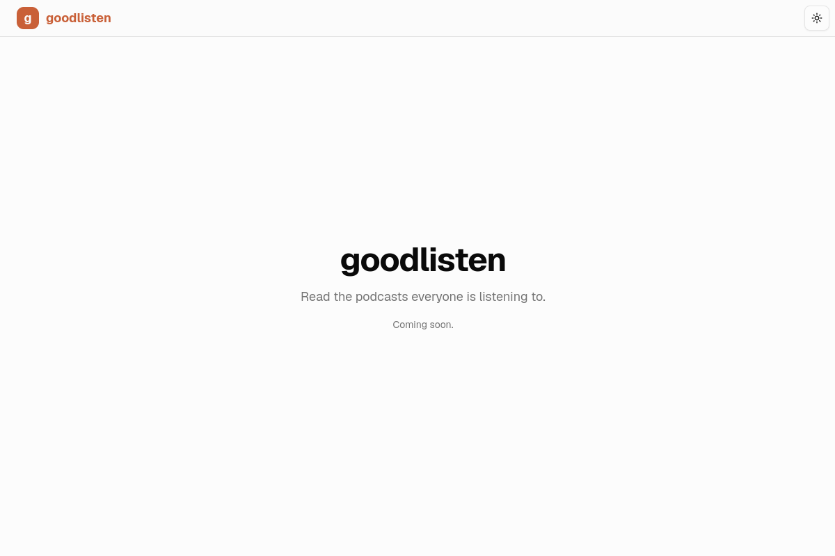 GoodListen preview