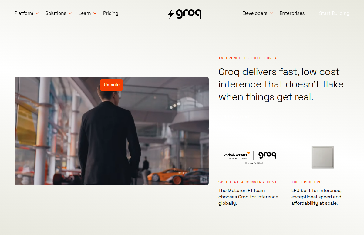 Groq screenshot
