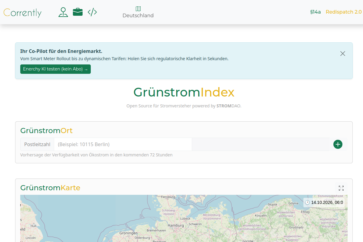 GrünstromIndex preview