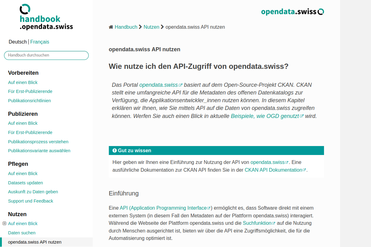 Open Government, Switzerland preview