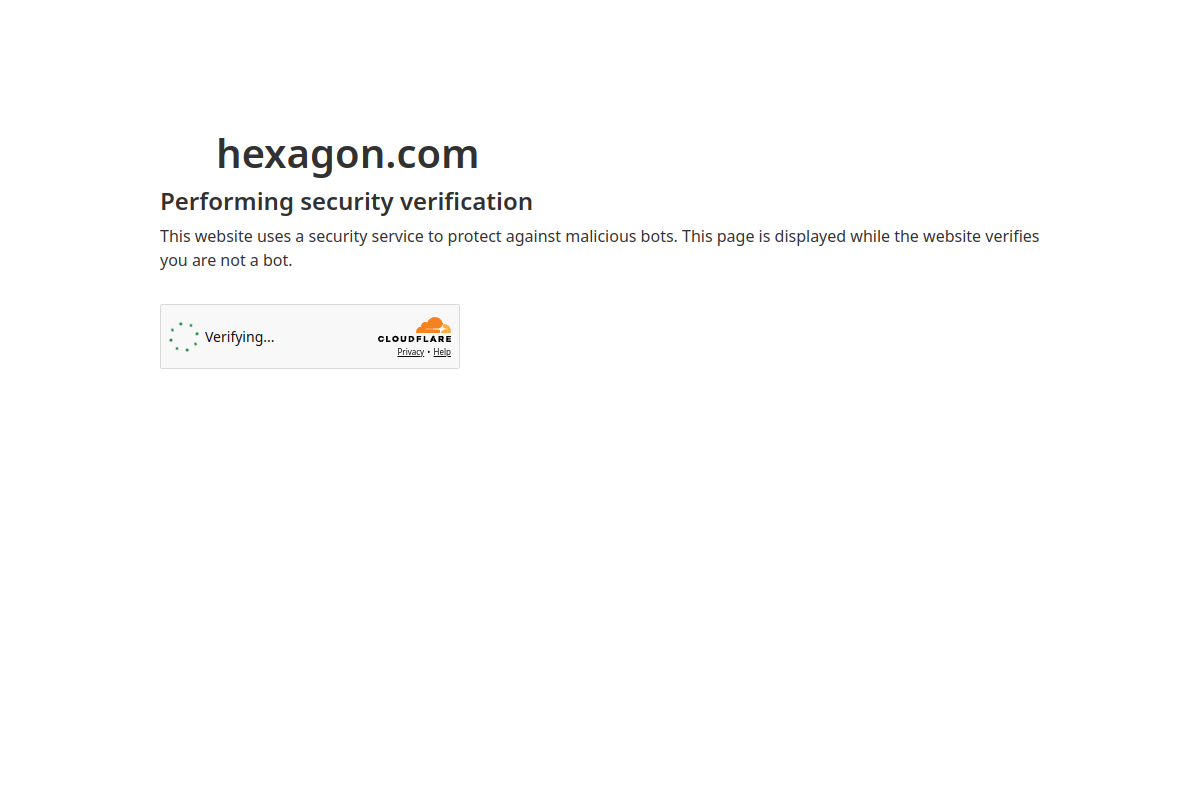 Hexagon Safety & Infrastructure screenshot