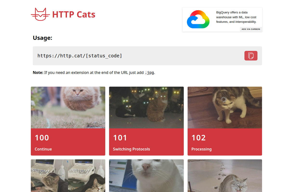 HTTP Cat preview