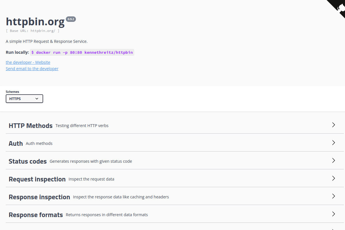 Httpbin preview